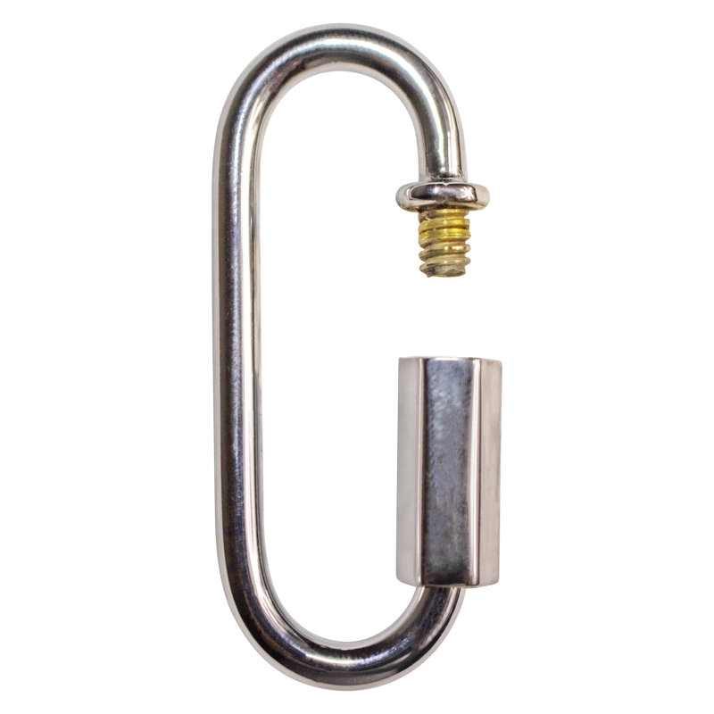 Chaîne à maillons rapides, H 2,17 po x l 0,87 po x P 0,14 po, Chrome poli