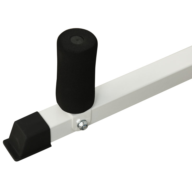 Punching Bag Stand, Adjustable Height with Weighted Base, White
