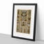 17th Century Pattern with Horses by Albert Racinet - Picture Frame Painting Print-55629357-55629356
