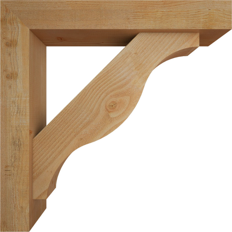 Support Funston Block avec support décalé, 32 x 32, Sapin Douglas de l 6 po (scié brut)