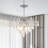 Mid-Century Modern 6-light Dimmable Tiered Crystal Chandelier Luxury-346289784-346289786