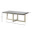 Ensemble de tables basses 3 pièces Luno, table basse et deux tables de bout, faux béton et blanc Luno-130167246-130167248