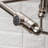 Folding Double Handle Kitchen Faucet With Accessories