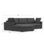 Tatum Large Deep Seater Left Sectional Sofa, L-Shaped Performance Fabric Sofa in Contemporary Style-97652081