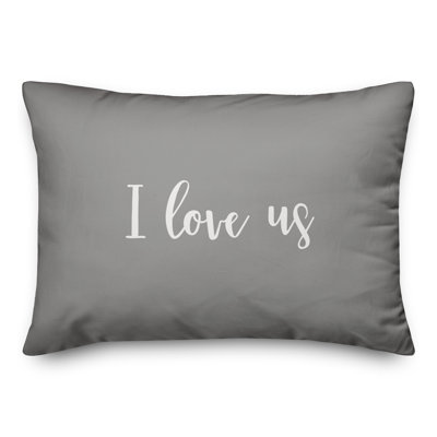  I Love Us Throw Pillow