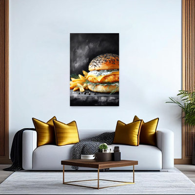 Art mural contemporain Gourmet