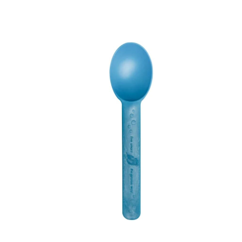  Cuillères de salle à manger bleues à base biologique (400)