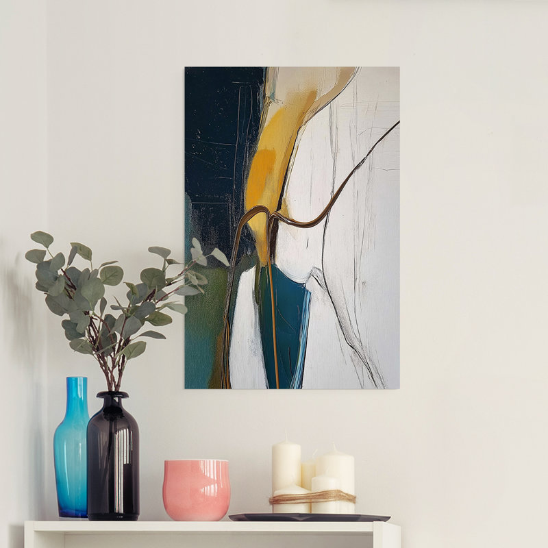 Série ABSTRACT DCXL - Impression sur toile seulement - NON CADRE, H 48 po x l 32 po