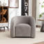 Fauteuil demi-tonneau rembourré et pivotant-1711897603