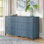 Commode 7 tiroirs Sutton, bleu brumeux