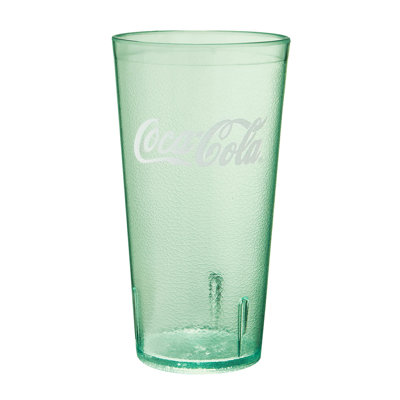 GET Gobelets de restaurant en plastique robustes, 32 onces, Coca-Cola transparent (paquet de 72)