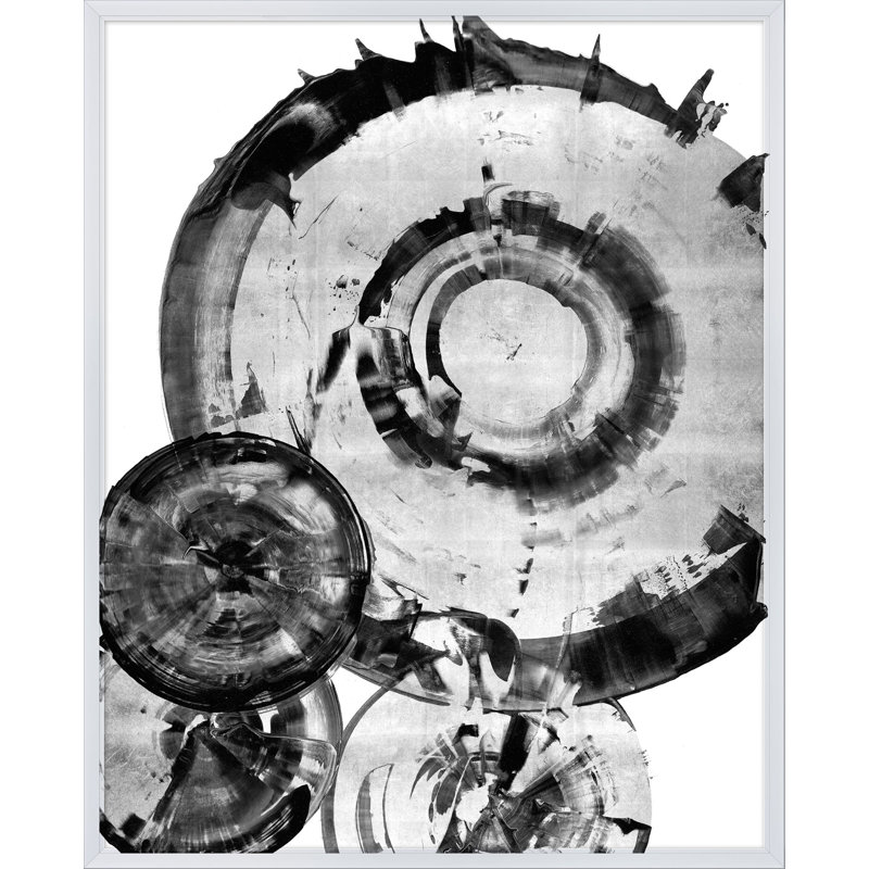 Silver Circles 1 Painting