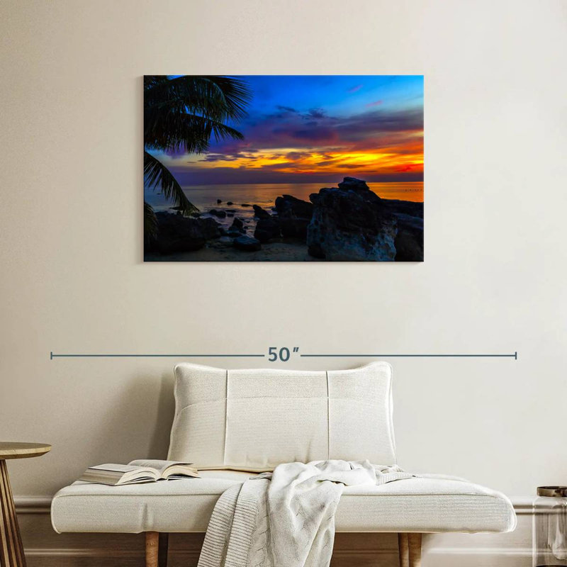 Gillard Caraïbes Gillard Sunset, H 24 po x l 36 po