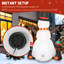 Décoration de Noël gonflable bonhomme de neige 6 pi, décoration de Noël