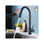 Matte Black Touch Activated Sink Faucet, 360° Rotatable Gooseneck, Pull Down Kitchen Sprayer Faucet with Single Lever Control-137791977