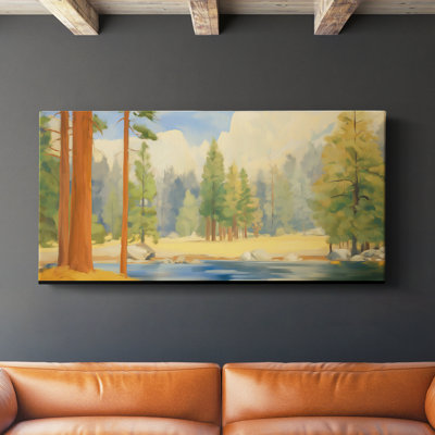 Série paysage - Liv - Toile tendue avec châssis - Prêt à accrocher