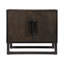 Coffre en bois brun riche 35 po Gibbs, solution de rangement idéale pour les maisons élégantes - 35 po x 15 po x 32 po
