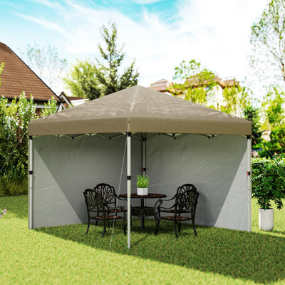 3x3M Pop Up Gazebo, Height Adjustable Party Tent Event Shelter for Garden, Patio