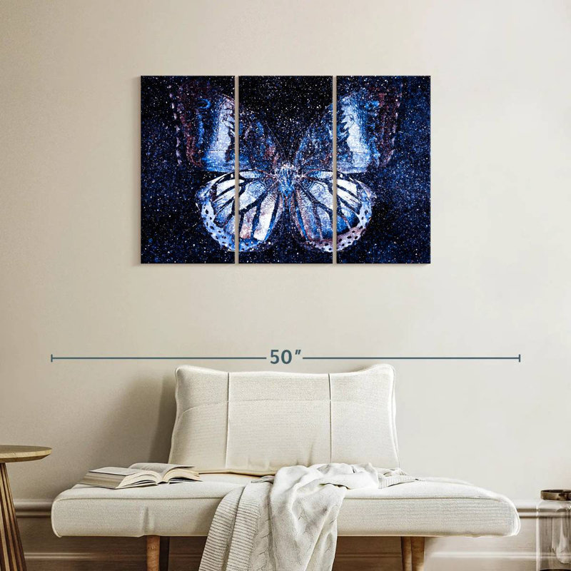 Brampt Cosmic Butterfly, 24" H x 38" W