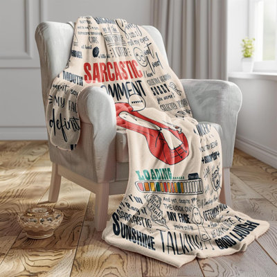 Drôle de couverture, cadeaux d'anniversaire amusants pour les femmes, cadeaux d'éléphants blancs pour adultes, cadeaux amusants pour les amis, cadeau sarcastique pour femme, couverture sarcastique avec commentaires 40 po x 50 po