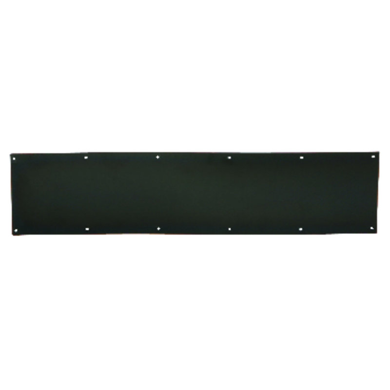 Brass Kick Plate, Black