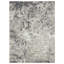 Tapis abstrait argenté / gris Ellenburg-650536937