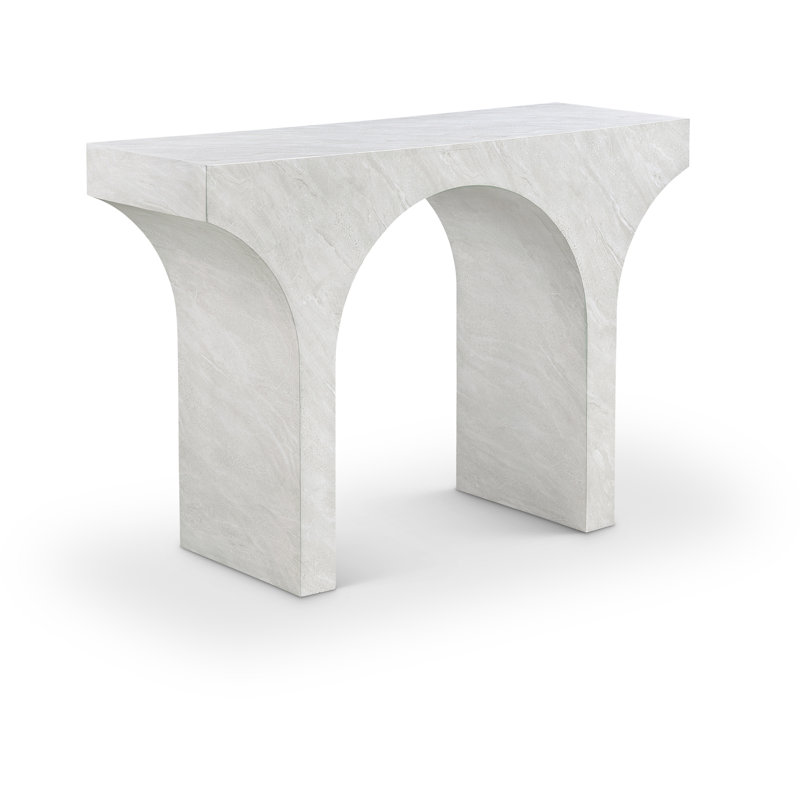 Jimerson Finished Console Table, White