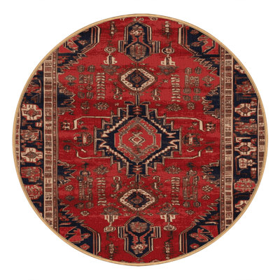 Machine Washable Persian Brown Area Rug