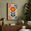 Sunburst Symmetry Botanical - Wrapped Canvas-687105519-687105526