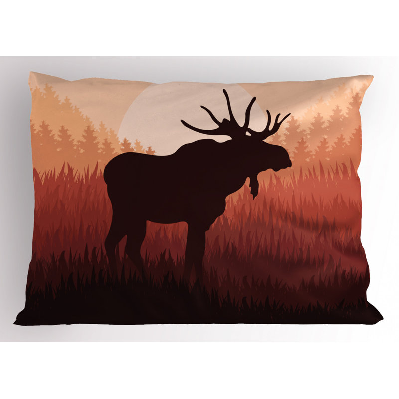 Deer Polyester Sham Set, Twin
