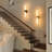20" Modern Rechargeable Milky Wall Sconce With Remote & Bulbs (Set of 2)-386631322