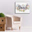  «Flourish» par Marlee Ash, art mural sur toile, 34 po x 26 po