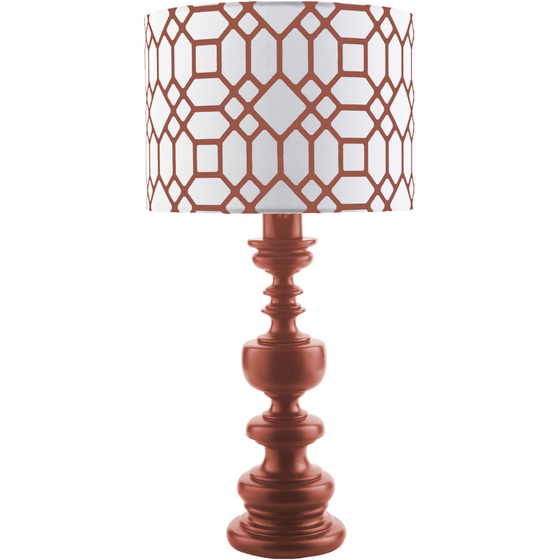 Lampe de table 28,5 "Océane, Bleu