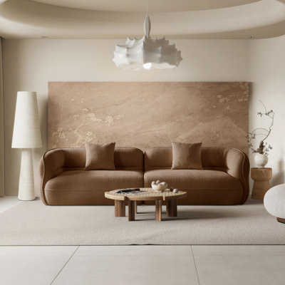Sectional Sofa With 2 Pillows, Extra-wide And Deep Seating For Ultimate Comfort