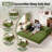 Boneless 78.8"Modular Sofa Bed – Fold Out Convertible Floor Couch With Corduroy Upholstery, 2 Pillows, Compression Sofa In A Box For Living Room & Bedroom-118733462