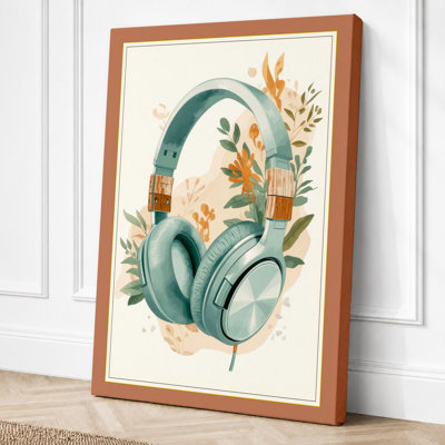 Nature's Melody Eclectic 1 Piece Wrapped Canvas Wall Art