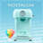 Nostalgia Classic Retro Single Countertop Snow Cone Maker, Includes 1 Reusable Plastic Cup, Stainless Steel Blades, Aqua