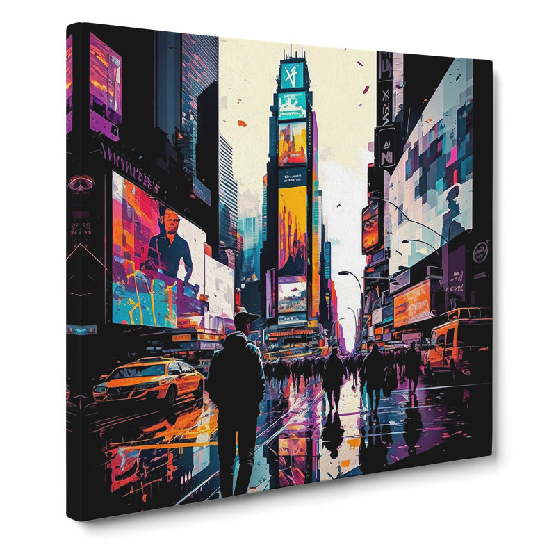 Wrapped Canvas Print - Framed Print, 35cmH x 35cmW