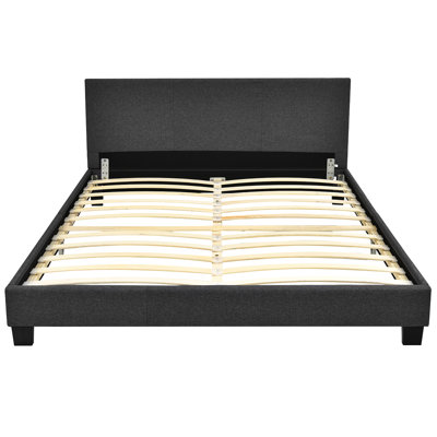 Lit plateforme tapissier Ashlay