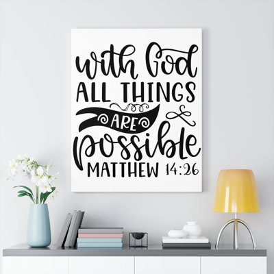 Things Are Possible - Wrapped Canvas Print