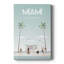 Illustration de Miami Beach I - peinture sur toile tendue-1483766623
