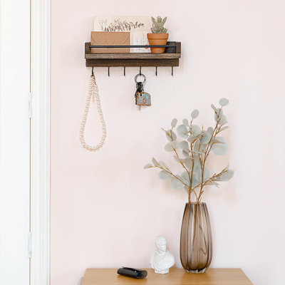 Wall Organizer with Key Hooks