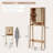 66.93"H Freestanding Over The Toilet Storage-737479122