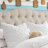 Upholstered Headboard, Solid Wood Head Board with Wood Legs,  Fabric Headboard in Modern Design-1163597941-1163597937