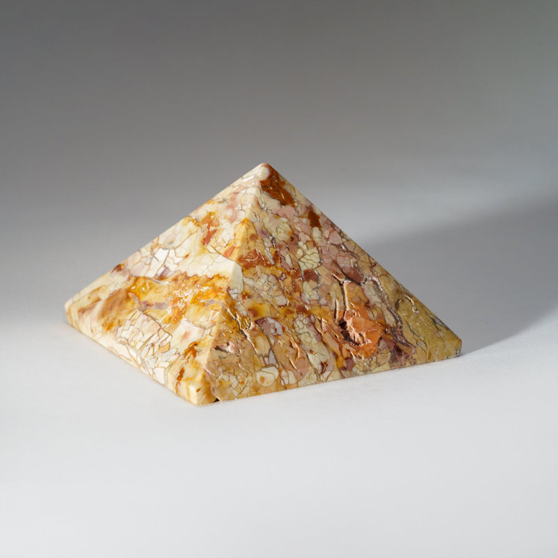 Polished Picture Jasper Pyramid from Madagascar (1.5 Lbs)