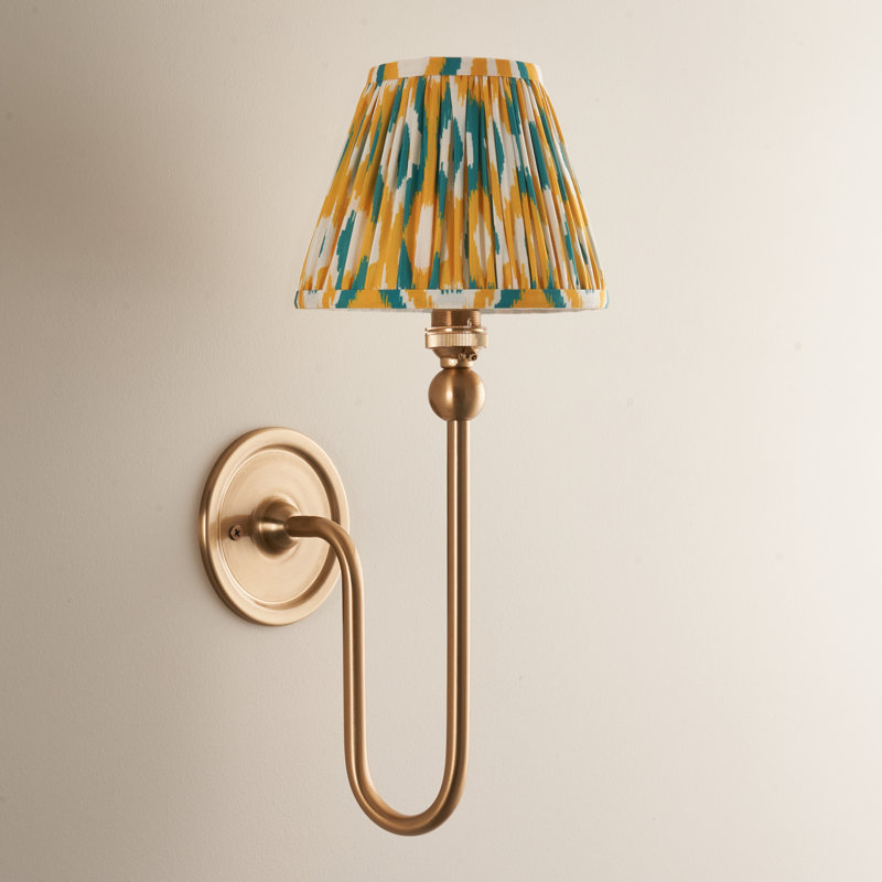 Santiago Steel Armed Sconce, Pink, 37cm H x 16cm W x 22cm D