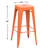Holubice 30" H Stackable Backless Metal Bar Stools -1147356983