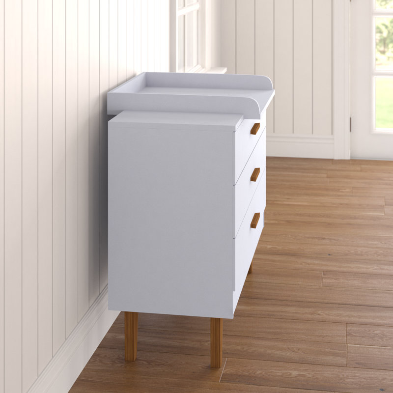 Jahn Kids 3 - Drawer Dresser, White