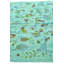 Tapis turquoise 6x9 Perry