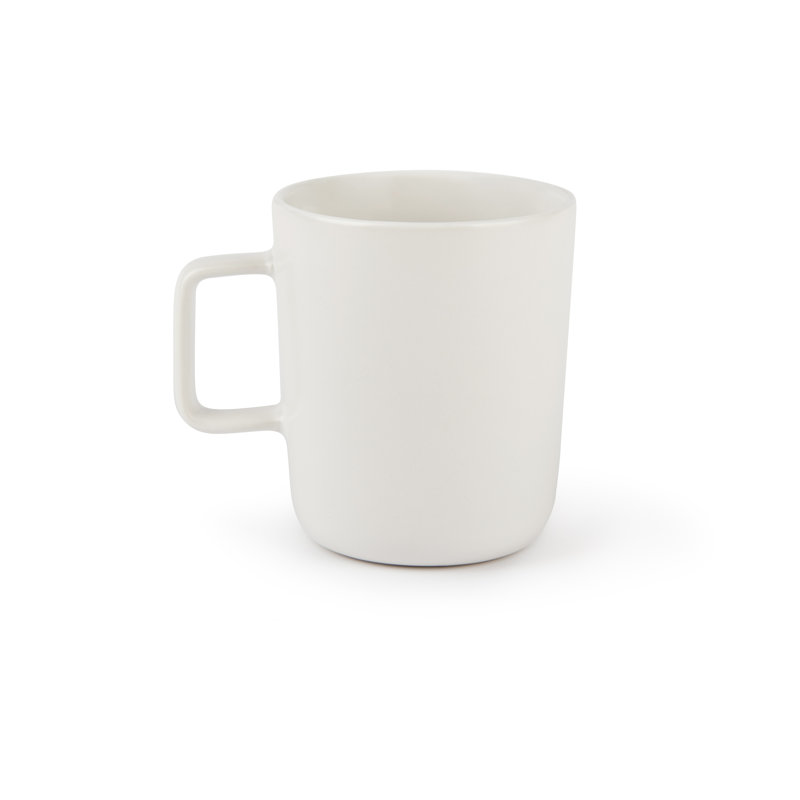 Nordic Stoneware Coffee Mug, White